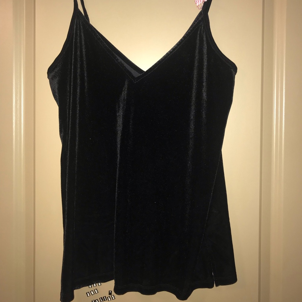 🎃Crushed velvet tank top🎃